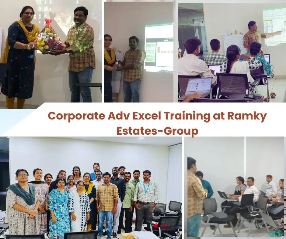 Corporate Excel Training at ramky Grouop